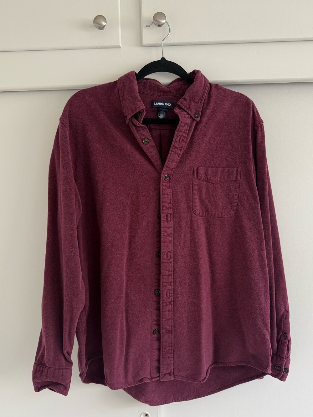 Land’s End Button-Up Long Sleeve Flannel